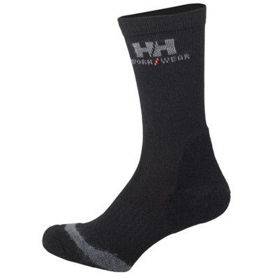 Helly Hansen Workwear Fakse Wool Socks (Black)  (EU 37-39)