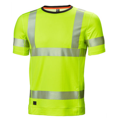 Helly Hansen Workwear HH Lifa Active Hi-Vis T-Shirt (Yellow)  (XXXX Large)