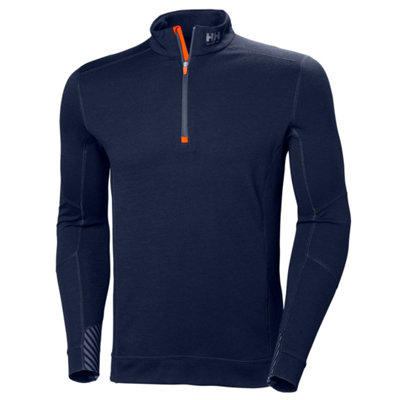 Helly Hansen Workwear HH Lifa Merino Half Zip (Navy) (XXXX Large)