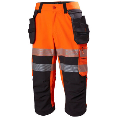 Helly Hansen Workwear ICU Brz Construction Pirate Pant Class 1 (Orange/Ebony)  (C62)