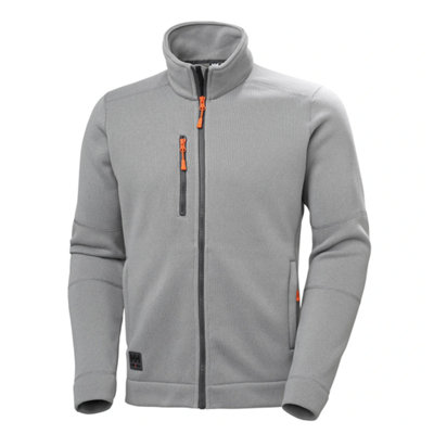 Helly Hansen Workwear Kensington Knit Fleece Jacket (Grey)  (Small)