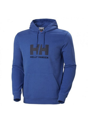 Helly Hansen Workwear Logo Hoodie (Azurite Melange)  (X Small)