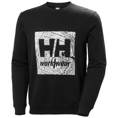 Helly Hansen Workwear Logo Sweatshirt (Black)  (Large)