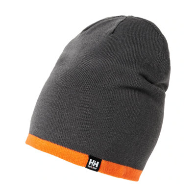 Helly Hansen Workwear Manchester Beanie (Grey/Orange)  (One Size)