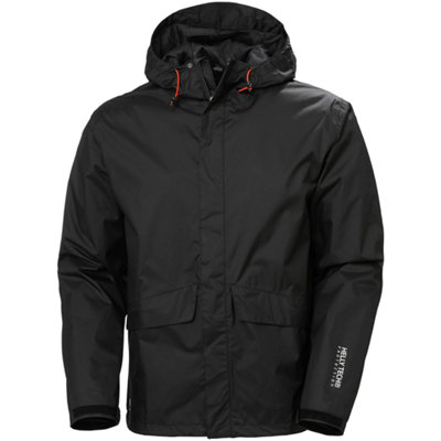 Helly Hansen Workwear Manchester Rain Jacket (Black)  (Medium)