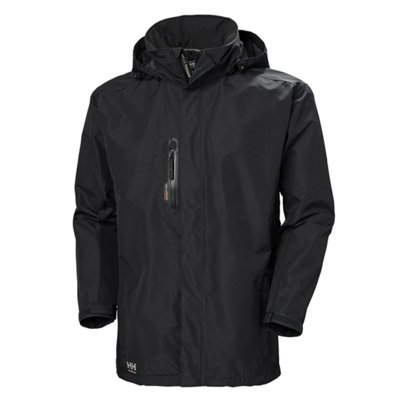 Helly Hansen Workwear Manchester Shell Coat (Black)  (Medium)