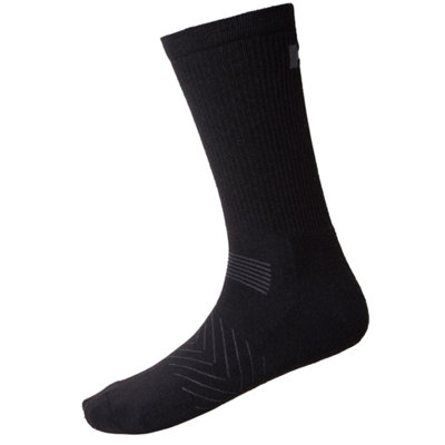 Helly Hansen Workwear Manchester Sock 3-Pack (Black)  (EU 36-38)