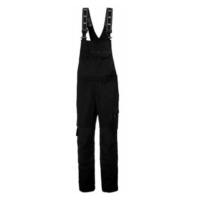 Helly Hansen Workwear Oxford Bib & Brace (Black)  (D112)