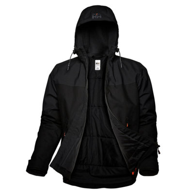 Helly Hansen Workwear Oxford Winter Jacket (Black) (XX Large) DIY at B&Q