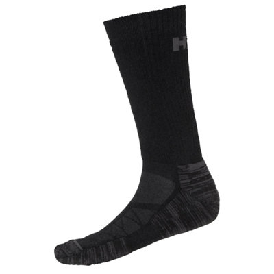 Helly Hansen Workwear Oxford Winter Sock (Black)  (EU 36-38)