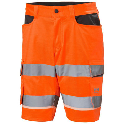 Helly Hansen Workwear Uc-Me Cargo Shorts (Orange/Ebony)  (C62)