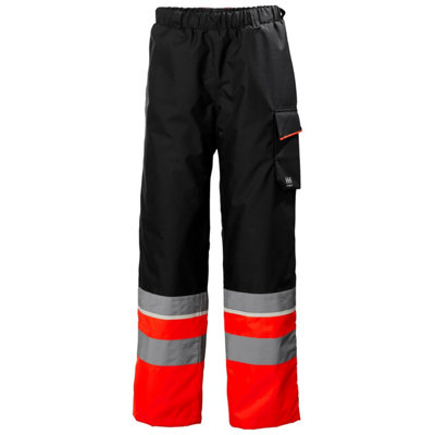 Helly Hansen Workwear Uc-Me Winter Pant Cl1 (Hi Vis Red/Ebony)  (XXXX Large)