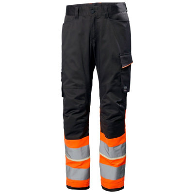 Helly Hansen Workwear Uc-Me Work Pant Cl1 (Hi Vis Orange/Ebony)  (C146)