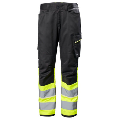 Helly Hansen Workwear Uc-Me Work Pant Cl1 (Hi Vis Yellow/Ebony)  (C44)