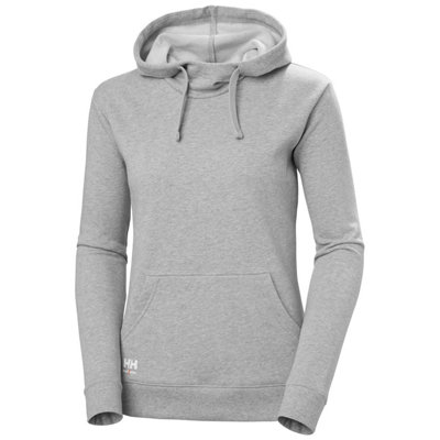 Helly Hansen Workwear W Classic Hoodie (X Small)  (Grey Melange)