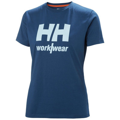 Helly Hansen Workwear W Logo T-Shirt (XX Large)  (Deep Steel)