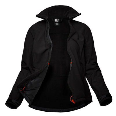 Helly Hansen Workwear Womens Luna Softshell Jacket (Black)  (Small)