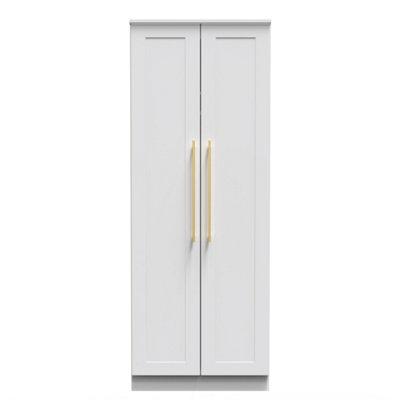 Helmsley 2 Door Wardrobe in White Ash (Ready Assembled)