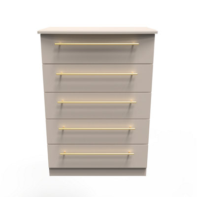 Helmsley 5 Drawer Chest in Kashmir Matt (Ready Assembled)