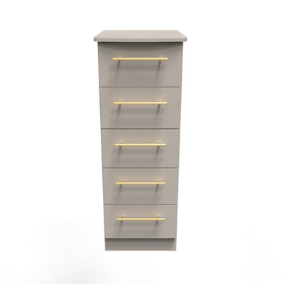 Helmsley 5 Drawer Tallboy in Kashmir Matt (Ready Assembled)