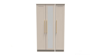 Helmsley Tall Triple Mirror Wardrobe in Kashmir Matt (Ready Assembled)