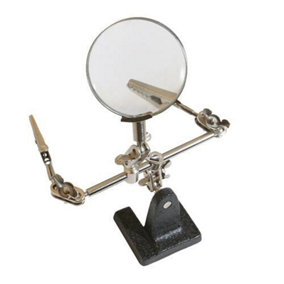 Helping Hands Device 2.5x Magnifier Model Making Crafting Soldering