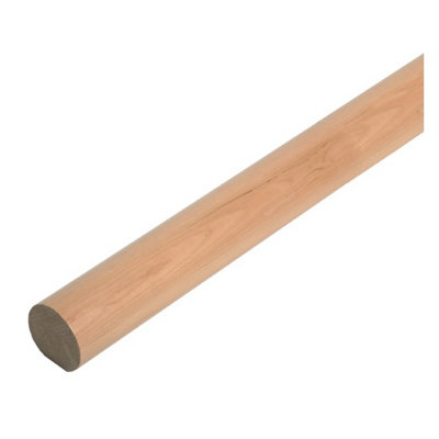 Hemlock Handrail Mopstick 1.2m Wall Mounted Handrail UK Manufactured Traditional Products Ltd