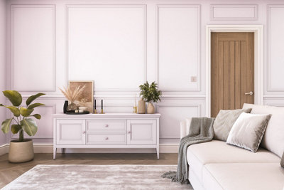 Hemway Chalk Based Furniture Paint Matt A5 Sample, Pink Mist, Peel ...