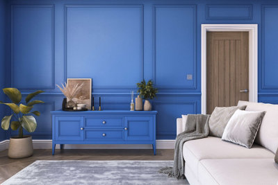 Hemway Chalk Paint Matt A5 Sample, Electric Blue, Peel & Stick Swatch ...
