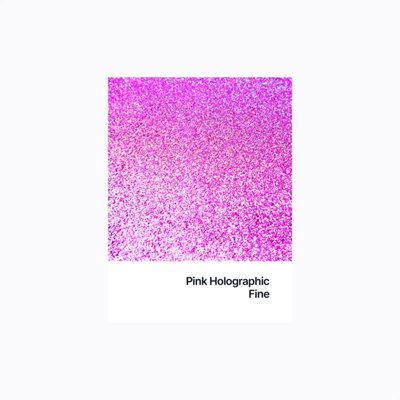 Hemway Glitter for Paint Additive, Pink Holographic Fine Size Flakes ...