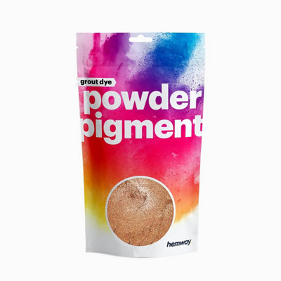 Hemway Grout Powder Pigment Dye For Tile Grout & Epoxy Resin - Metallic Bronze - 100g / 3.5oz