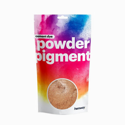 Hemway Powder Pigment Dye For Cement, Concrete & Mortar - Metallic Bronze - 100g / 3.5oz