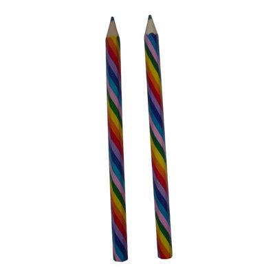 Henbrandt Rainbow Coloured Pencil (Pack of 1) Multicoloured (One Size)