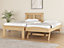 Hendre Oak Guest Bed With Trundle
