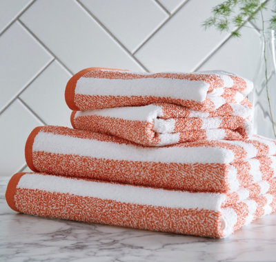 Burnt orange best sale bathroom towels