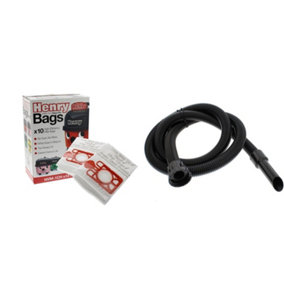 HENRY HETTY REPLACMENT 2.5M HOSE AND PACK OF 10 BAGS