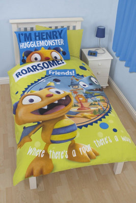 Henry Huggle Monster Childrens Duvet Cover Bedding Set