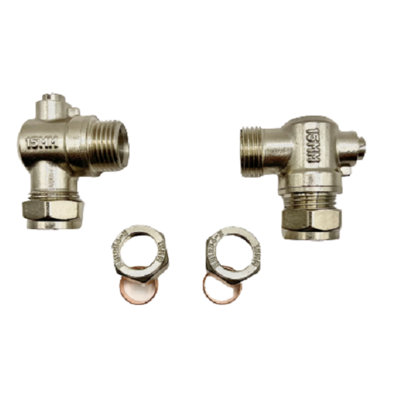 hep 15mm Compression Angled Service Valve for Tap Connector Flexi Pipes ...