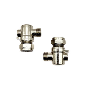 15mm X 1/2" Lever Male Flat Face Isolation Valve To Fit Flexi Tap - View #9