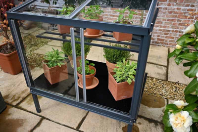 Herb House - Aluminium/Glass - L80 x W55 x H93 cm - Anthracite - 4