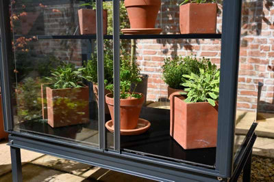 Herb House - Aluminium/Glass - L80 x W55 x H93 cm - Anthracite - 6