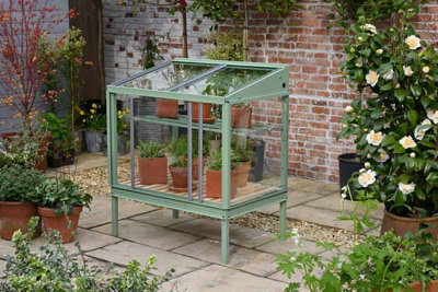 Herb House - Aluminium/Glass - L80 x W55 x H93 cm - Cotswold Green - 6