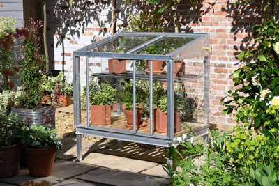 Herb House - Aluminium/Glass - L80 x W55 x H93 cm - Without Coating