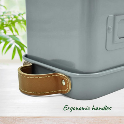 Herb Planters - Durable Indoor/Outdoor Garden Pot With Label & Tray