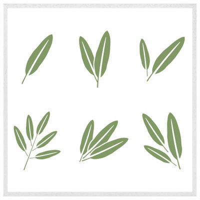 Herbs (Picutre Frame) / 12x12" / Oak