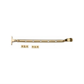Heritage Brass 12" Spoon End Casement Stay - Satin Brass