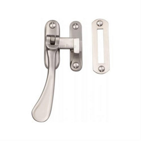 Heritage Brass Non-Locking Spoon Casement Fastener - Satin Nickel