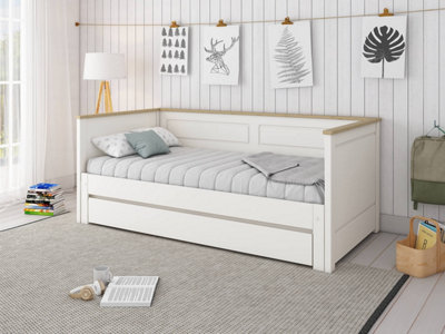 Heritage Day bed 2 white/oak (with Drawer)