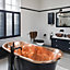 Heritage Matt Black & Polished Copper 1700mm x 710mm 16 Gauge Pure Copper Bath