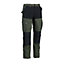 Herock Hector Slim Fit Trade Work Trousers Khaki Green - 32R